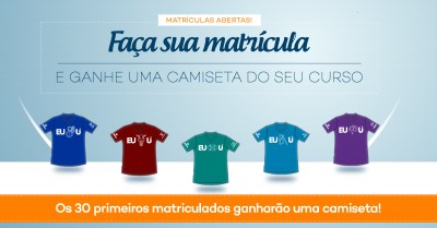 Matricule-se na UESPAR e ganhe uma camiseta do seu curso