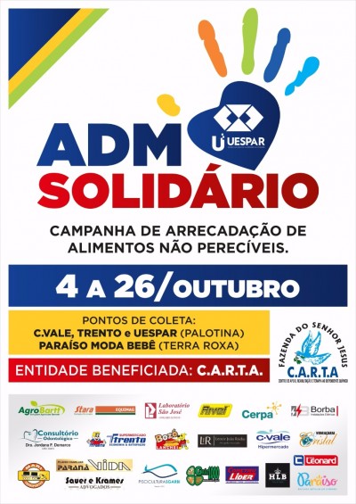 Acadêmicos de Administração fazem campanha para ajudar o C.A.R.T.A