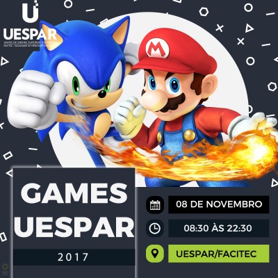 GAMES UESPAR terá salas temáticas, competições e oficinas