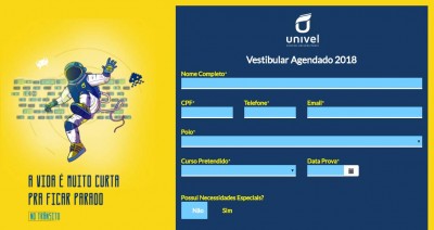 Vestibular Agendado para os cursos de graduação EAD