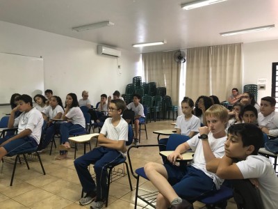 Última palestra do projeto Semeando Cidadania aconteceu hoje no colégio Santo Agostinho
