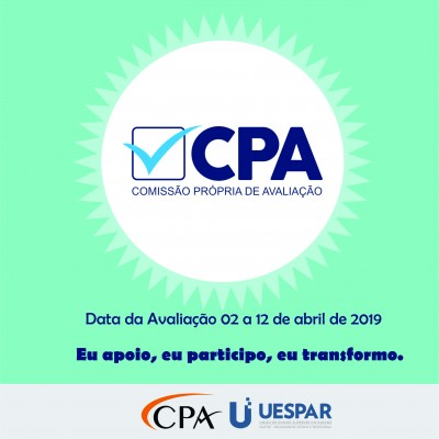 Disponível a avaliação da CPA do Primeiro Semestre