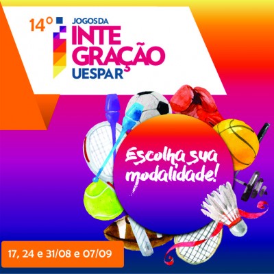 Abertas as inscrições para a 14ª edição dos Jogos da Integração Uespar/Facitec/Terra do Saber